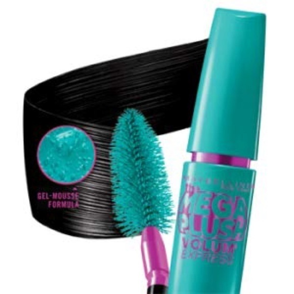 Maybelline Volume Mega Plush Lengthening Thickening Mascara Waterproof Black - Picture 2 of 5